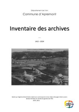 Fonds communal d'Apremont