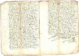 Testament de François Ducloz, écuyer et seigneur de Chanay du 9 novembre 1672, vue 03.