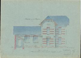 Plan pour la construction de l'école mixte du hameau de Dergis – Sainte Anne, vue 02.